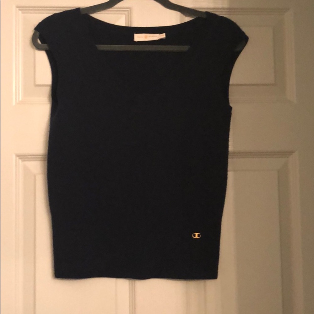 Tory Burch navy sweater vest